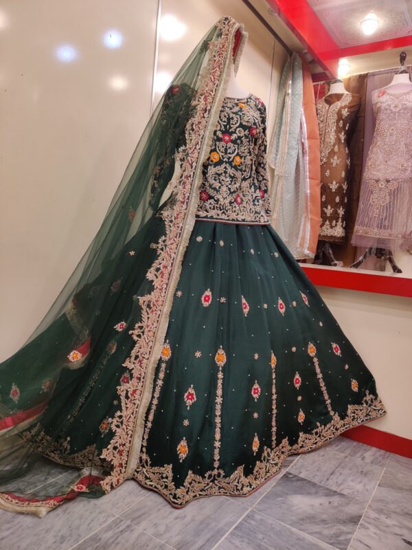 Customized Mehandi Dress - Image 4